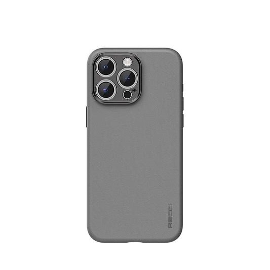 iPhone 15 Pro Kılıf Recci Magsafe Şarj Özellikli Kamera Korumalı Explore Serisi Kılıf Gri