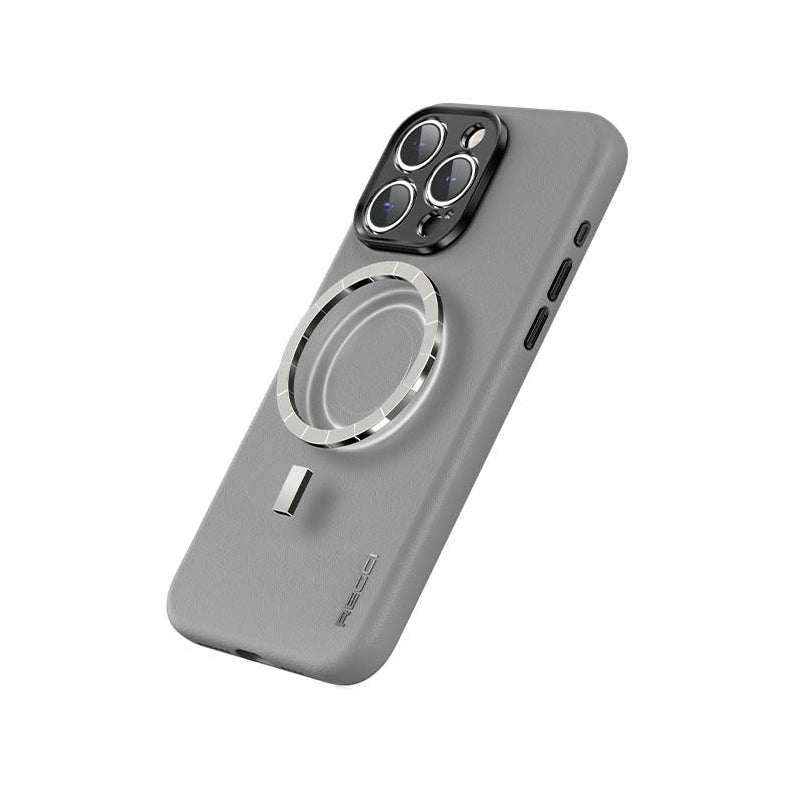 iPhone 15 Plus Kılıf Recci Magsafe Şarj Özellikli Kamera Korumalı Explore Serisi Kılıf Siyah