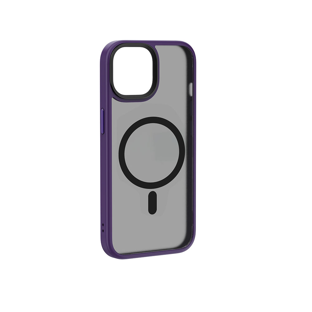 iPhone 15 Kılıf Wiwu FGG-011 Magsafe Şarj Özellikli Kamera Korumalı Kılıf Siyah