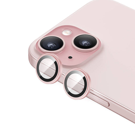 iPhone 15 Plus Benks King Kong Corning Kamera Lens Koruyucu Yeşil