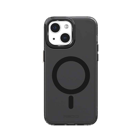 iPhone 15 Plus Kılıf Magsafe Şarj Özellikli Saydam Arka Yüzey Recci Crystal Color Serisi Kılıf Mavi