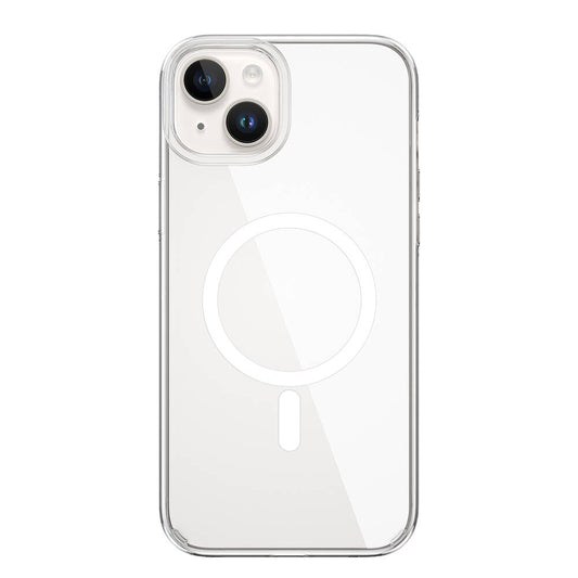 iPhone 15 Plus Kılıf Wiwu BC-022 Magsafe Şarj Özellikli Şeffaf Transparan Kılıf Renksiz