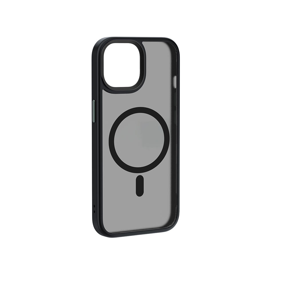 iPhone 15 Plus Kılıf Wiwu FGG-011 Magsafe Şarj Özellikli Kamera Korumalı Kılıf Siyah