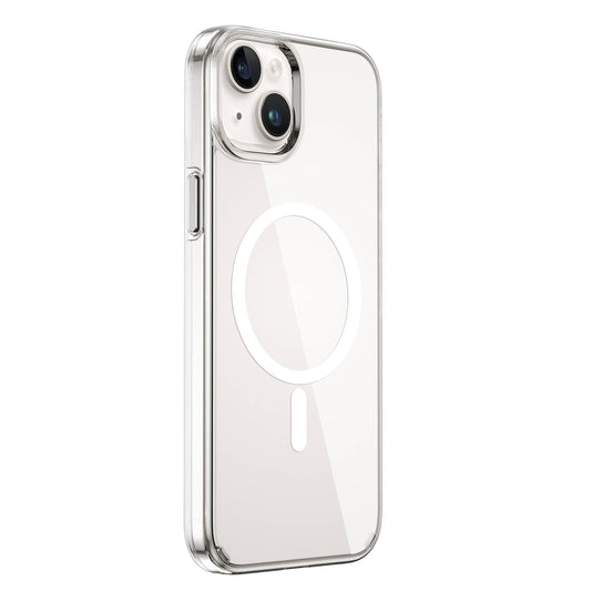 iPhone 15 Plus Kılıf Wiwu FYY-014 Magsafe Şarj Özellikli Şeffaf Kılıf Renksiz