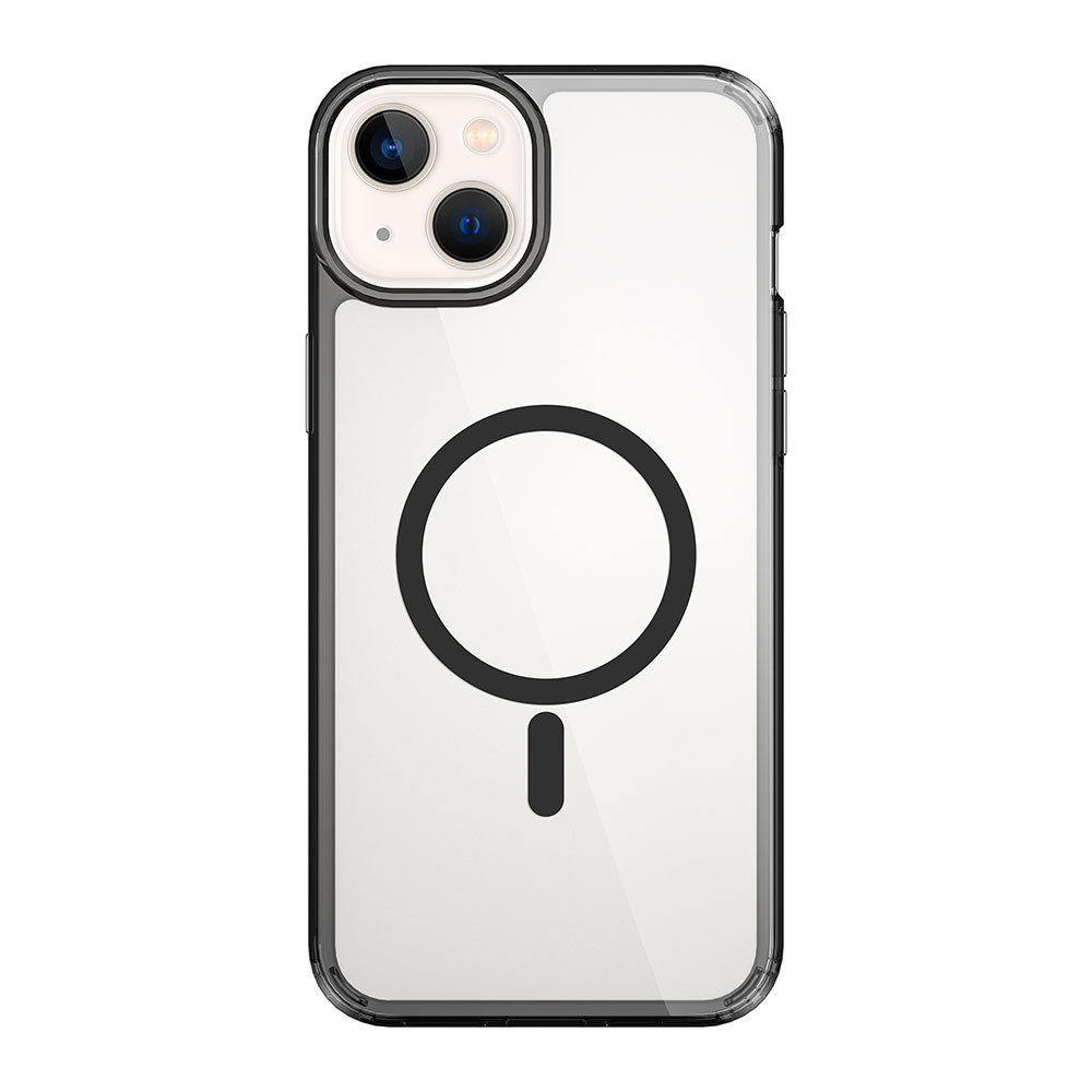 iPhone 15 Plus Kılıf Wiwu MCC-101 Magnetic Crystal Sert PC Kılıf Renksiz