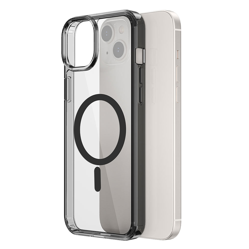 iPhone 15 Plus Kılıf Wiwu MCC-101 Magnetic Crystal Sert PC Kılıf Siyah