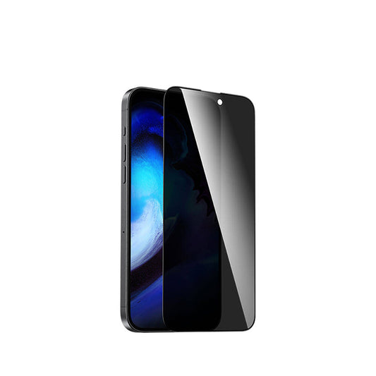 iPhone 15 Plus Recci RSP-A07SP 3D Privacy Shield Temperli Cam Ekran Koruyucu Gri