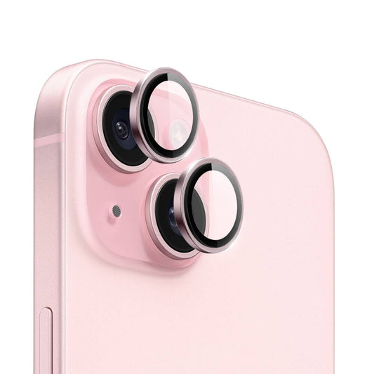 iPhone 15 Plus Wiwu LG-004 PVD Lens Guard Metal Kamera Lens Koruyucu Pembe