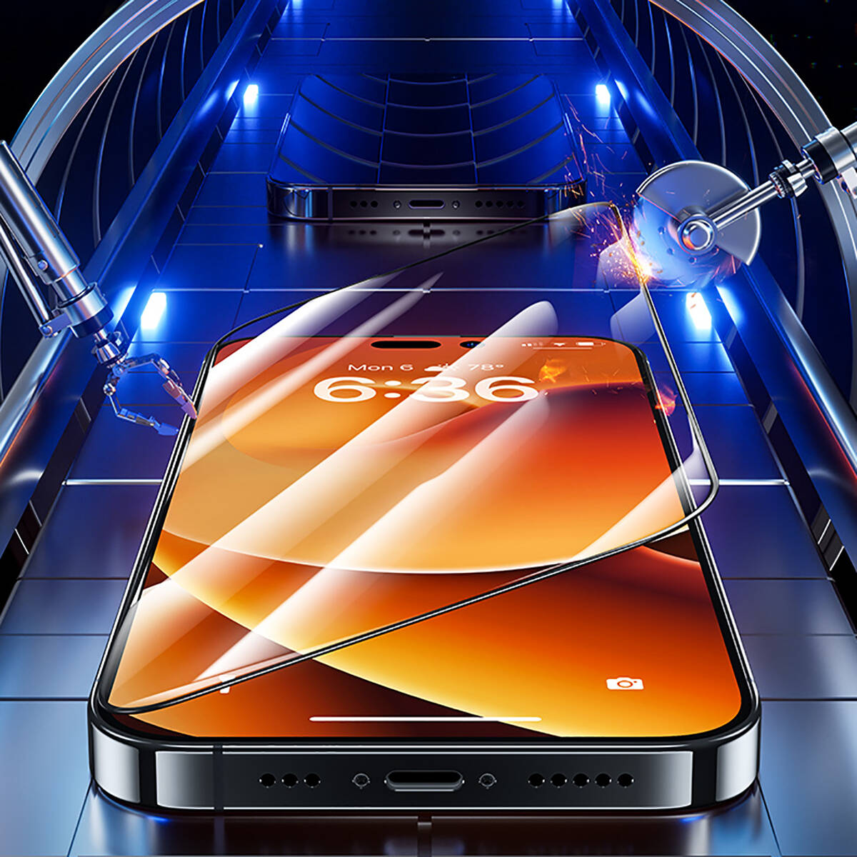 iPhone 15 Pro Benks Air Shield Ekran Koruyucu 10 Adet Siyah