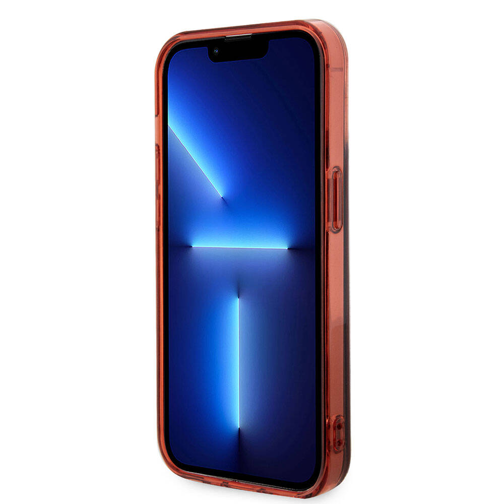 iPhone 15 Pro Kılıf AMG Orjinal Lisanslı Çift Katmanlı Şeffaf Büyük Logo Kılıf Siyah