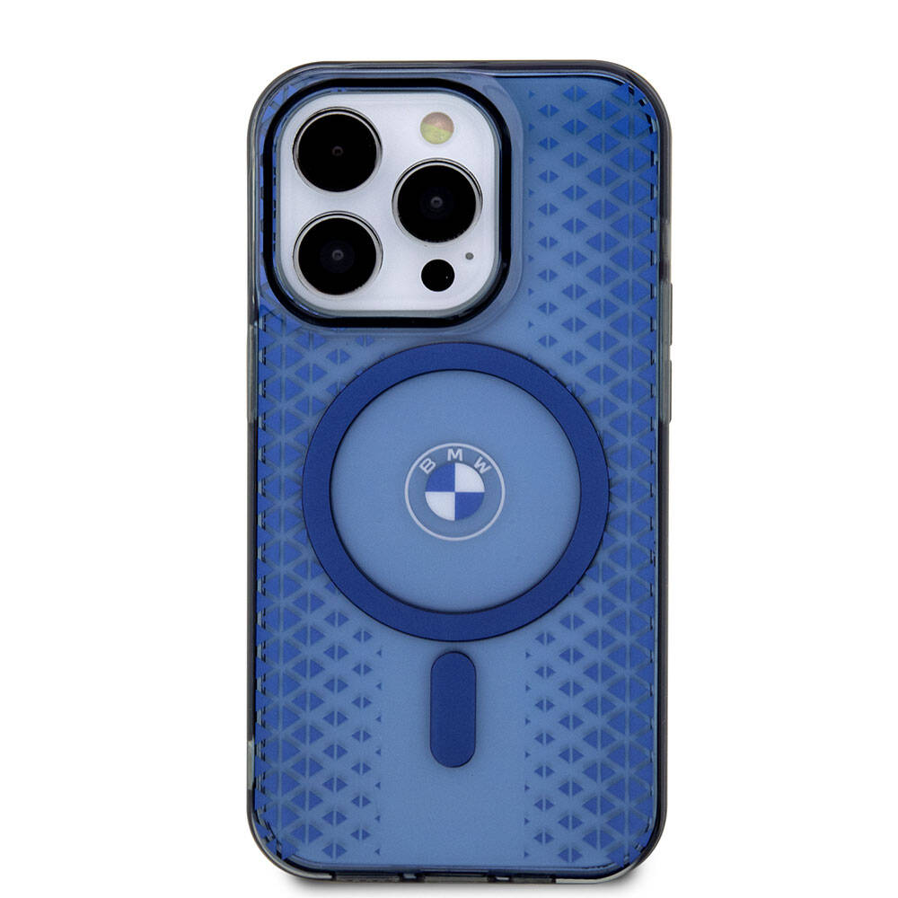 iPhone 15 Pro Kılıf BMW Magsafe Şarj Özellikli Transparan IML Signature Orjinal Lisanslı Kılıf Siyah