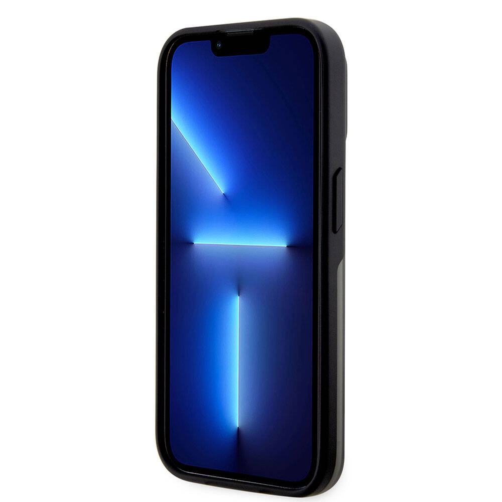 iPhone 15 Pro Kılıf BMW Orjinal Lisanslı Magsafe Şarj Özellikli IML Baskı Logolu Buzlu Mat Kılıf Siyah