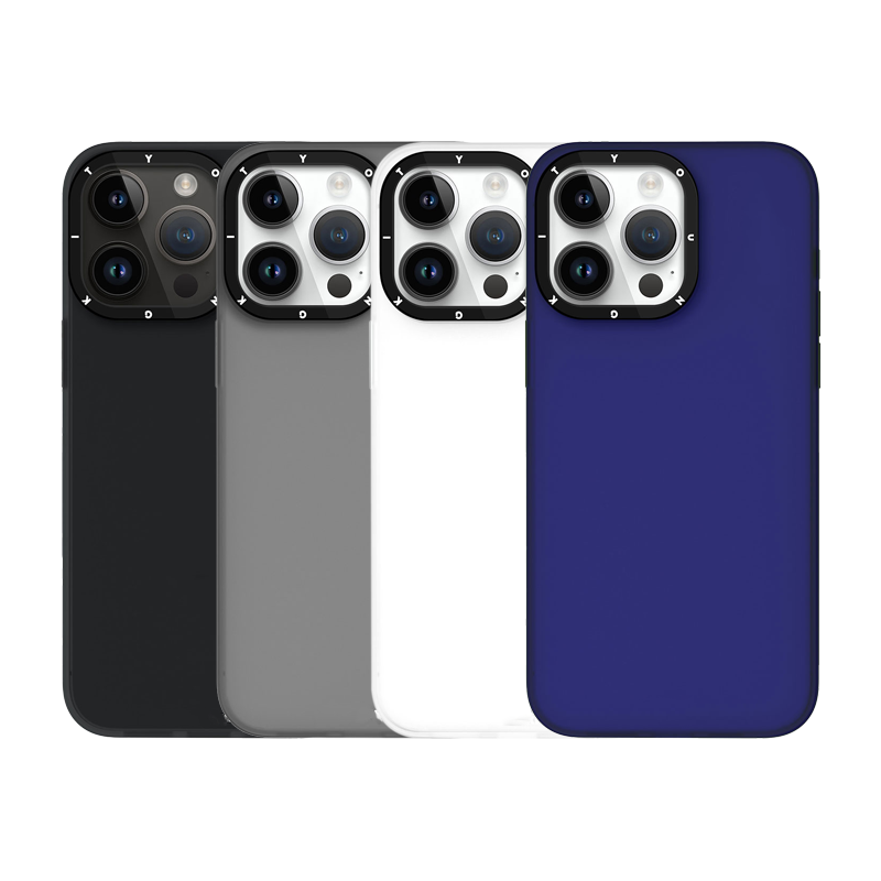 iPhone 15 Pro Kılıf Buzlu Mat Tasarım Youngkit Hidden Sand Serisi Kılıf Pembe