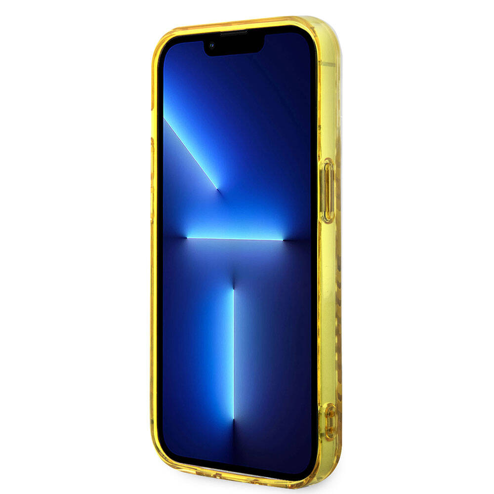 iPhone 15 Pro Kılıf Ferrari Orjinal Lisanslı Magsafe Şarj Özellikli Multi SF Kılıf Sarı