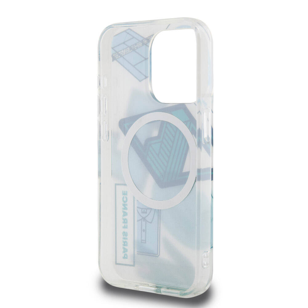 iPhone 15 Pro Kılıf Lacoste Orjinal Lisanslı Magsafe Şarj Özellikli Çift Katmanlı Yamalar Desenli Kılıf Sarı