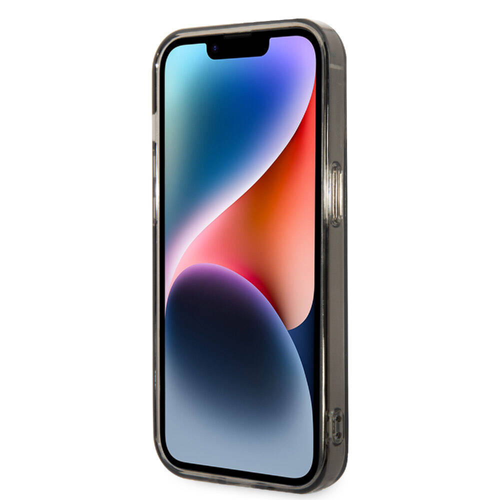 iPhone 15 Pro Kılıf Lacoste Orjinal Lisanslı Magsafe Şarj Özellikli Transparan Timsah Logo Baskılı Kılıf Mavi Açık