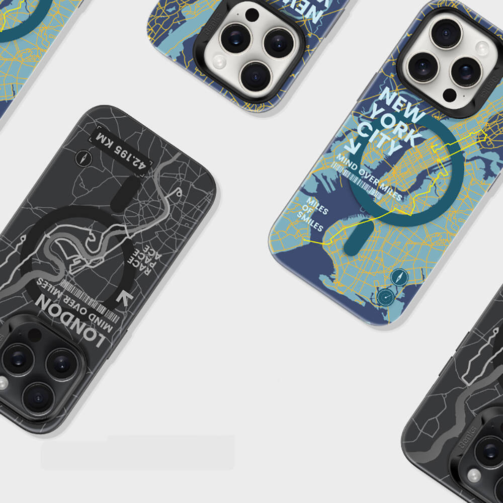 iPhone 15 Pro Kılıf Magsafe Şarj Özellikli Benks City Serisi Kılıf Mavi