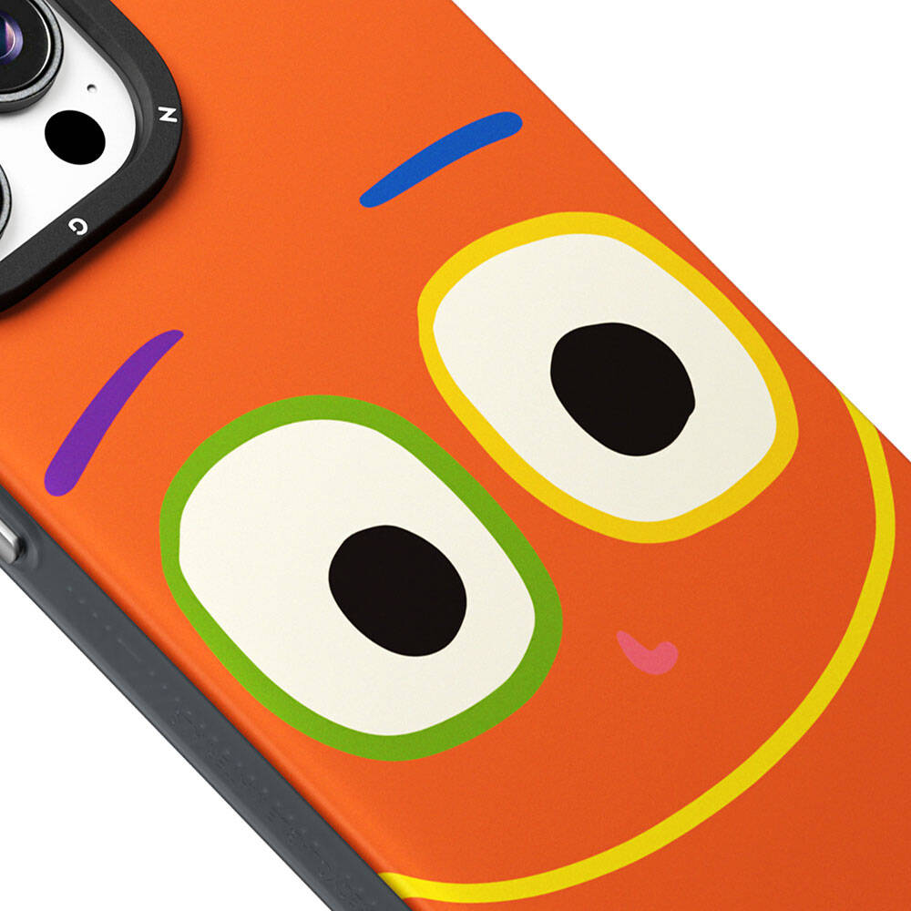 iPhone 15 Pro Kılıf Magsafe Şarj Özellikli Sunshine Tasarımlı Youngkit Daily Happy Serisi Kılıf Sarı