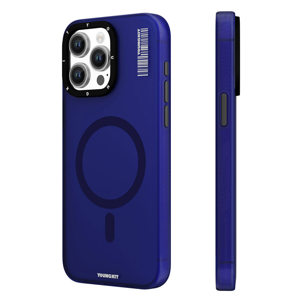 iPhone 15 Pro Kılıf Magsafe Şarj Özellikli Youngkit Hidden Sand Serisi Kılıf Yeşil