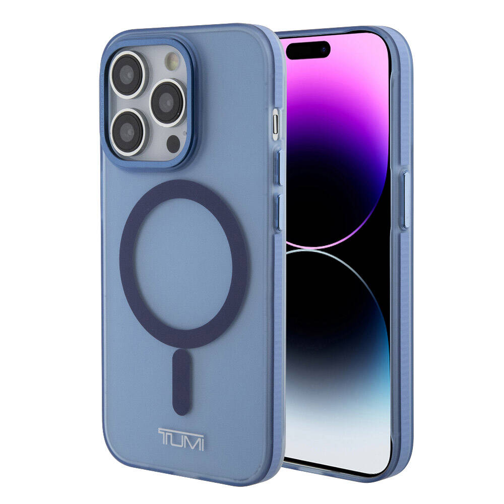 iPhone 15 Pro Kılıf TUMI Orjinal Lisanslı Magsafe Şarj Özellikli Buzlu Mat Kılıf Olive