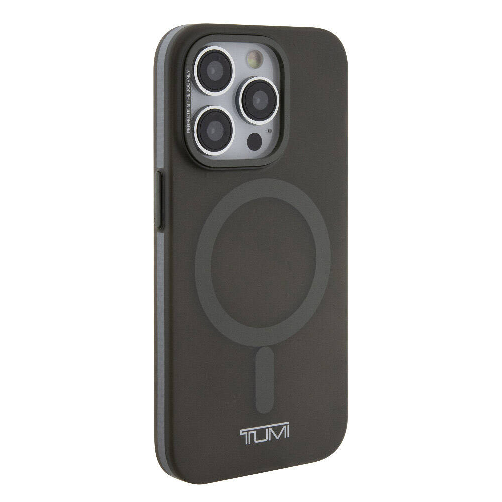 iPhone 15 Pro Kılıf TUMI Orjinal Lisanslı Magsafe Şarj Özellikli Buzlu Mat Kılıf Olive