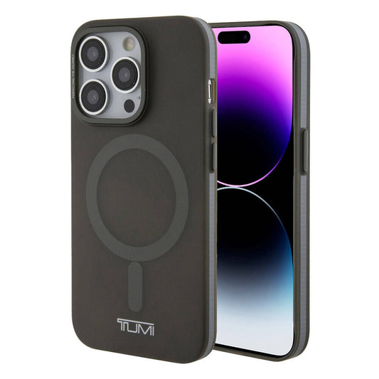Apple iPhone 15 Pro Kılıf TUMI Orjinal Lisanslı M-safe Şarj Özellikli Buzlu Mat Kapak