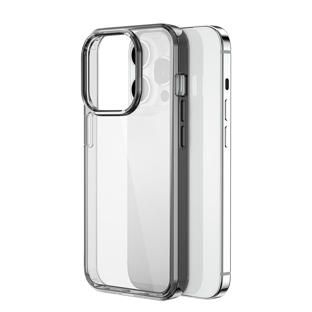 iPhone 15 Pro Kılıf Wiwu MCC-101 Magnetic Crystal Sert PC Kılıf Siyah