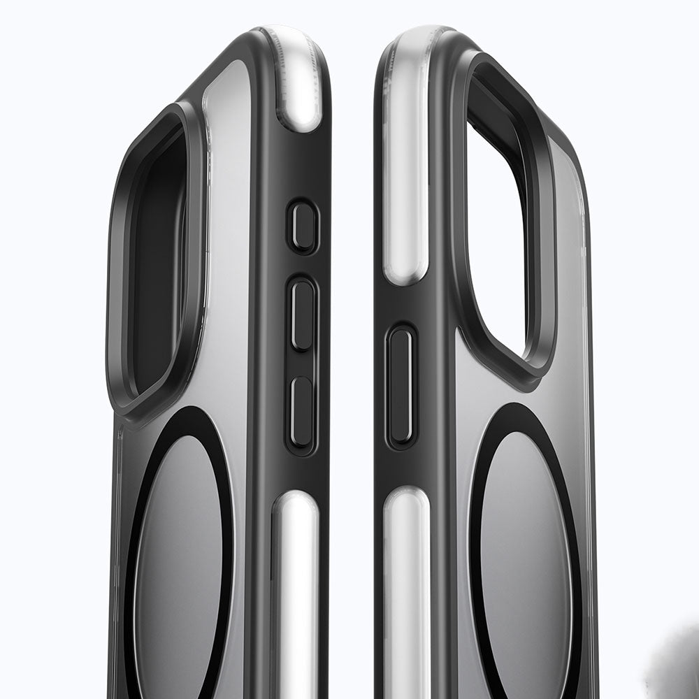 iPhone 15 Pro Kılıf Wiwu ZKK-012 Magsafe Şarj Özellikli Air Cushion Kılıf Siyah