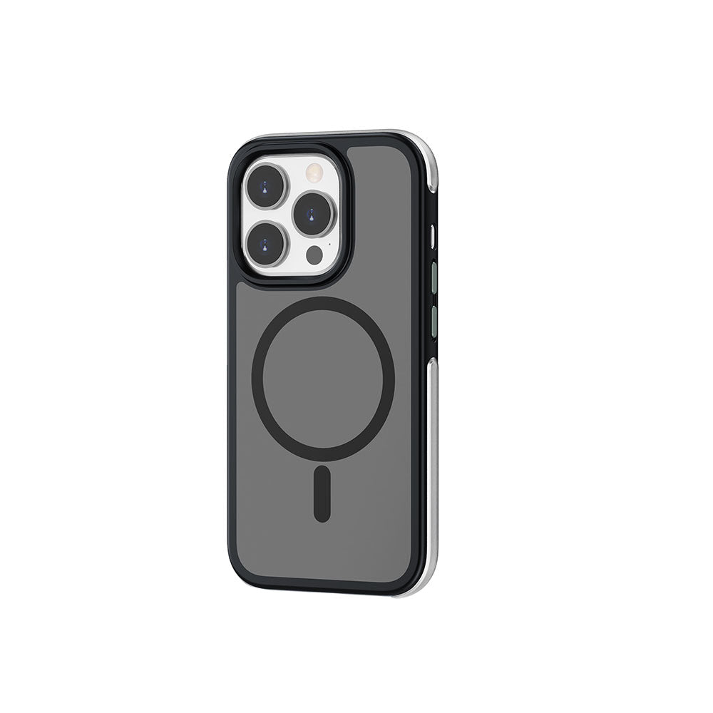 iPhone 15 Pro Kılıf Wiwu ZKK-012 Magsafe Şarj Özellikli Air Cushion Kılıf Mavi