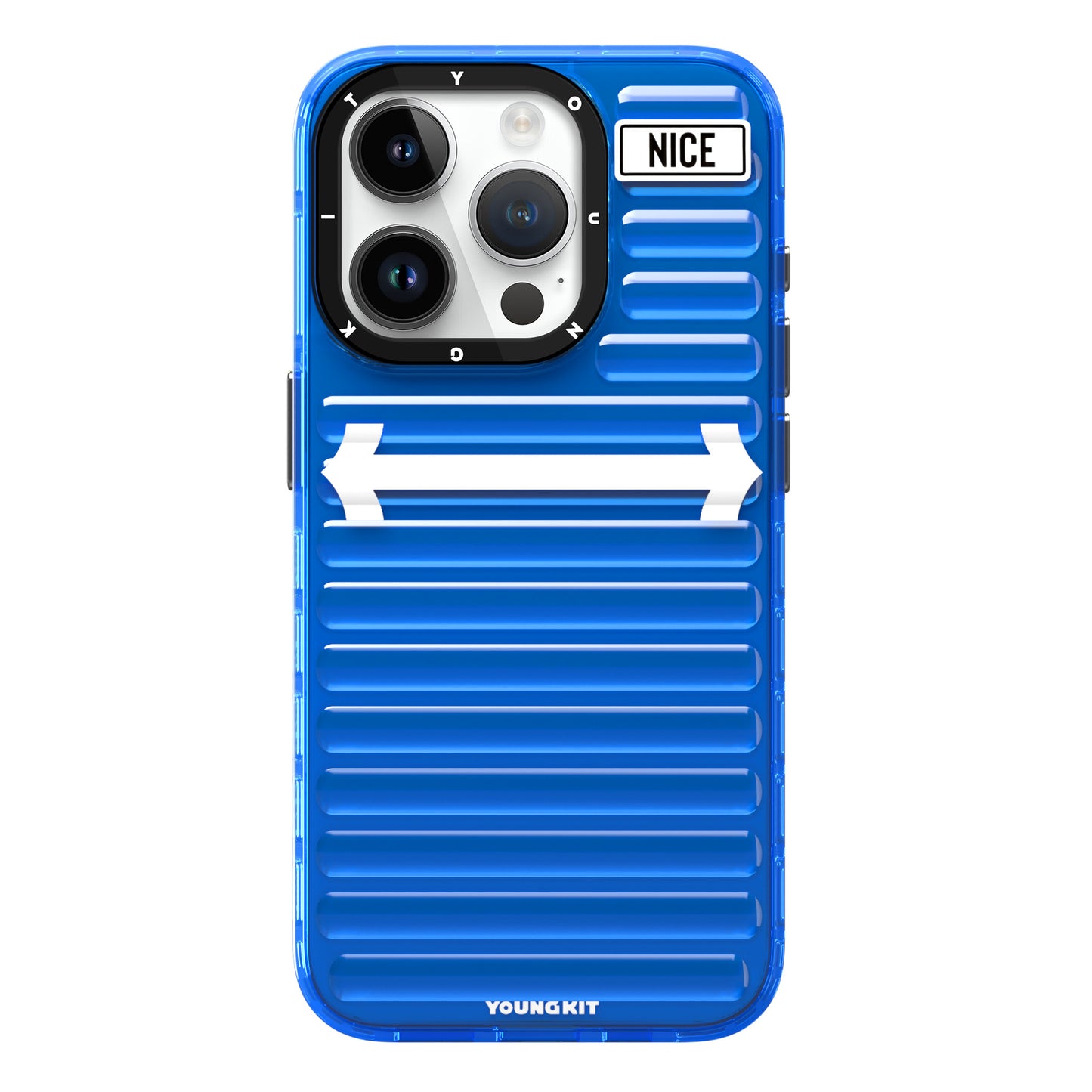 iPhone 15 Pro Kılıf YoungKit Luggage FireFly Serisi Kılıf Pembe