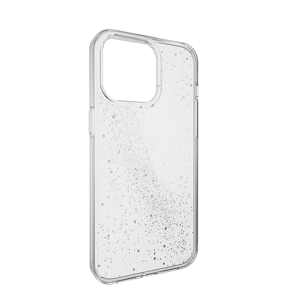 iPhone 15 Pro Max Kılıf Çift Katmanlı IMD Baskılı Bumper Lisanslı Switcheasy Cosmos Starlight Kılıf Renksiz