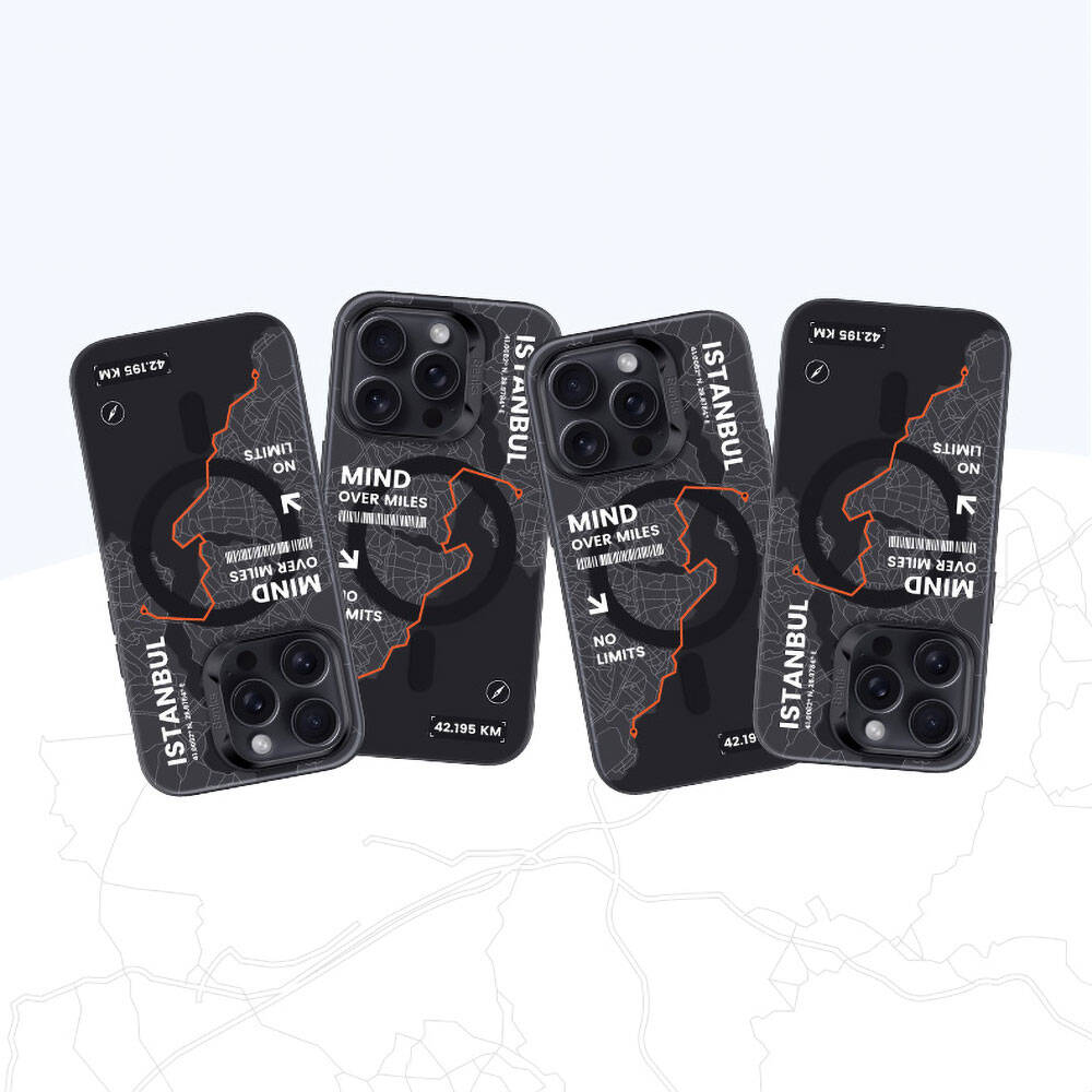 iPhone 15 Pro Max Kılıf Magsafe Şarj Özellikli Benks City Serisi Kılıf Siyah