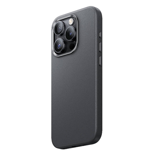 iPhone 15 Pro Max Kılıf Magsafe Şarj Özellikli Benks Vintage Leather Kılıf Siyah