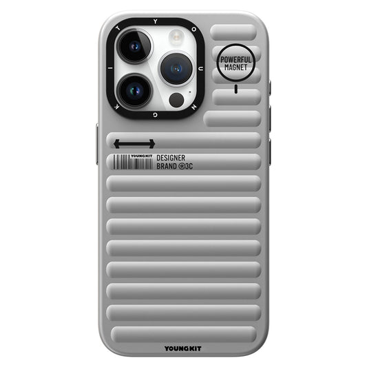 iPhone 15 Pro Max Kılıf Mat Renkli Tasarım YoungKit Original Serisi Kılıf Mavi