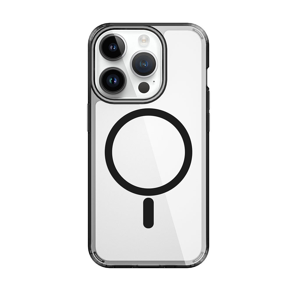 iPhone 15 Pro Max Kılıf Wiwu MCC-101 Magnetic Crystal Sert PC Kılıf Renksiz