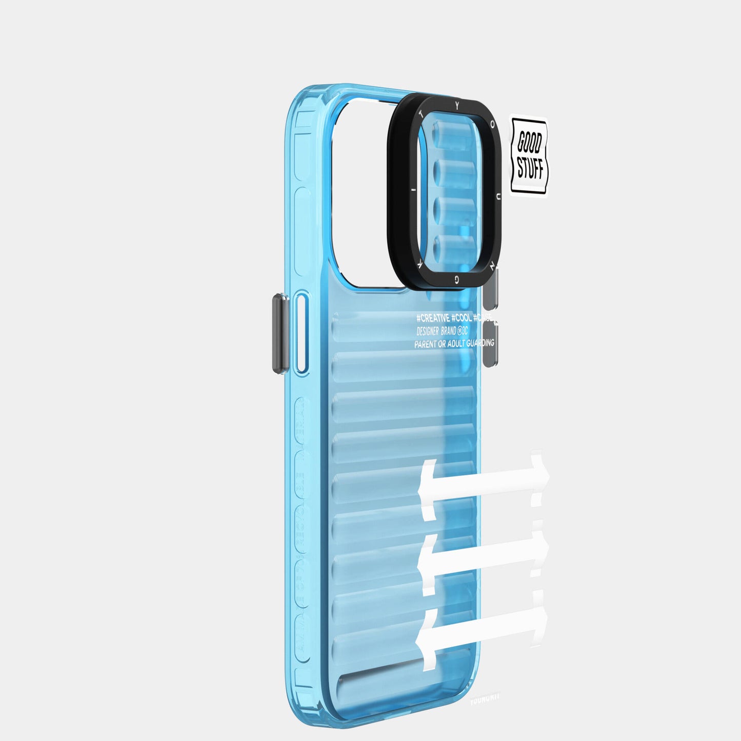 iPhone 15 Pro Max Kılıf YoungKit Luggage FireFly Serisi Kılıf Pembe