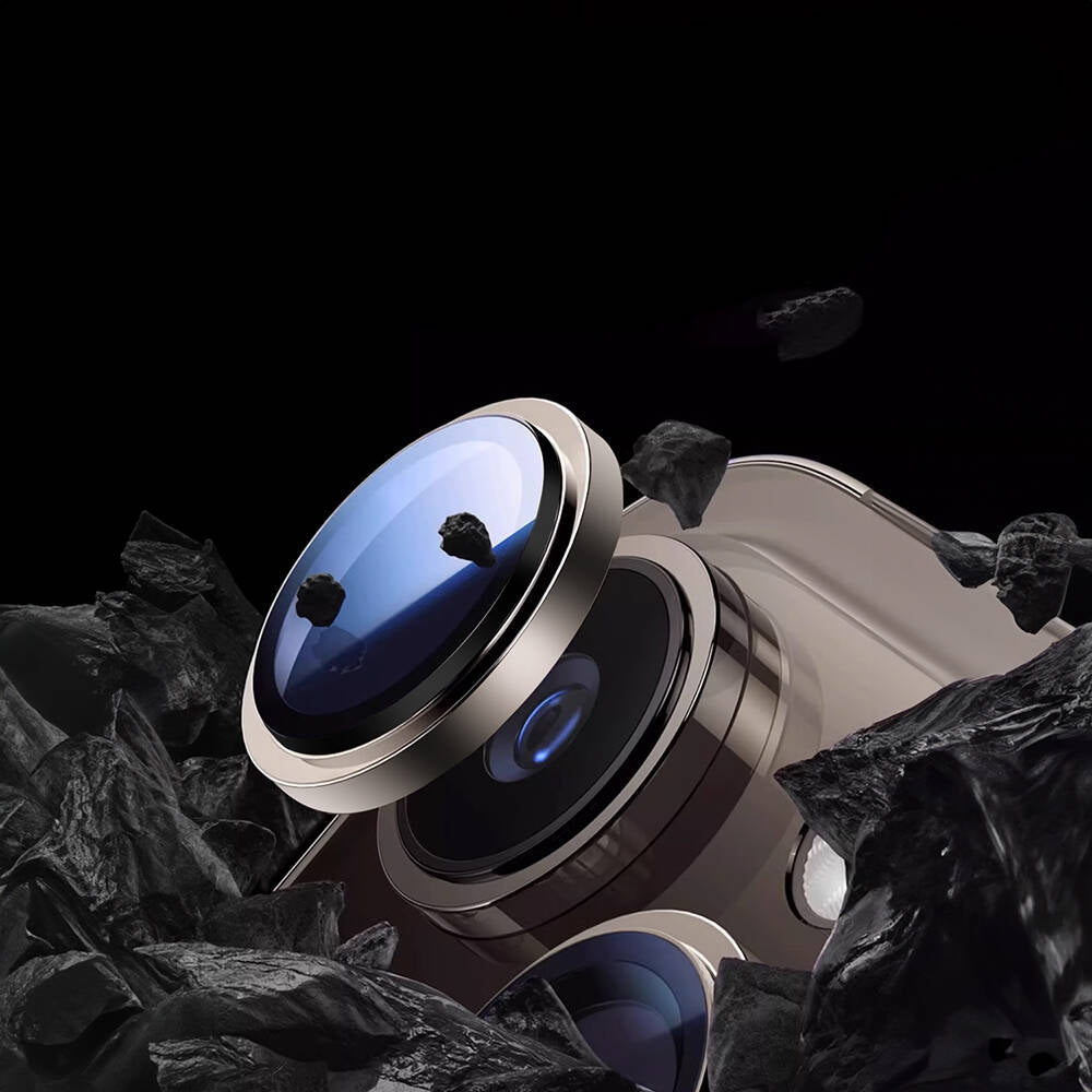 iPhone 15 Wiwu LG-004 PVD Lens Guard Metal Kamera Lens Koruyucu Pembe