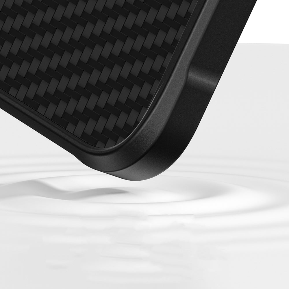 iPhone 16 Kılıf Magsafe Şarj Özellikli 1500D Aramid Fiber Amazingthing Titan Max Serisi Kılıf Siyah