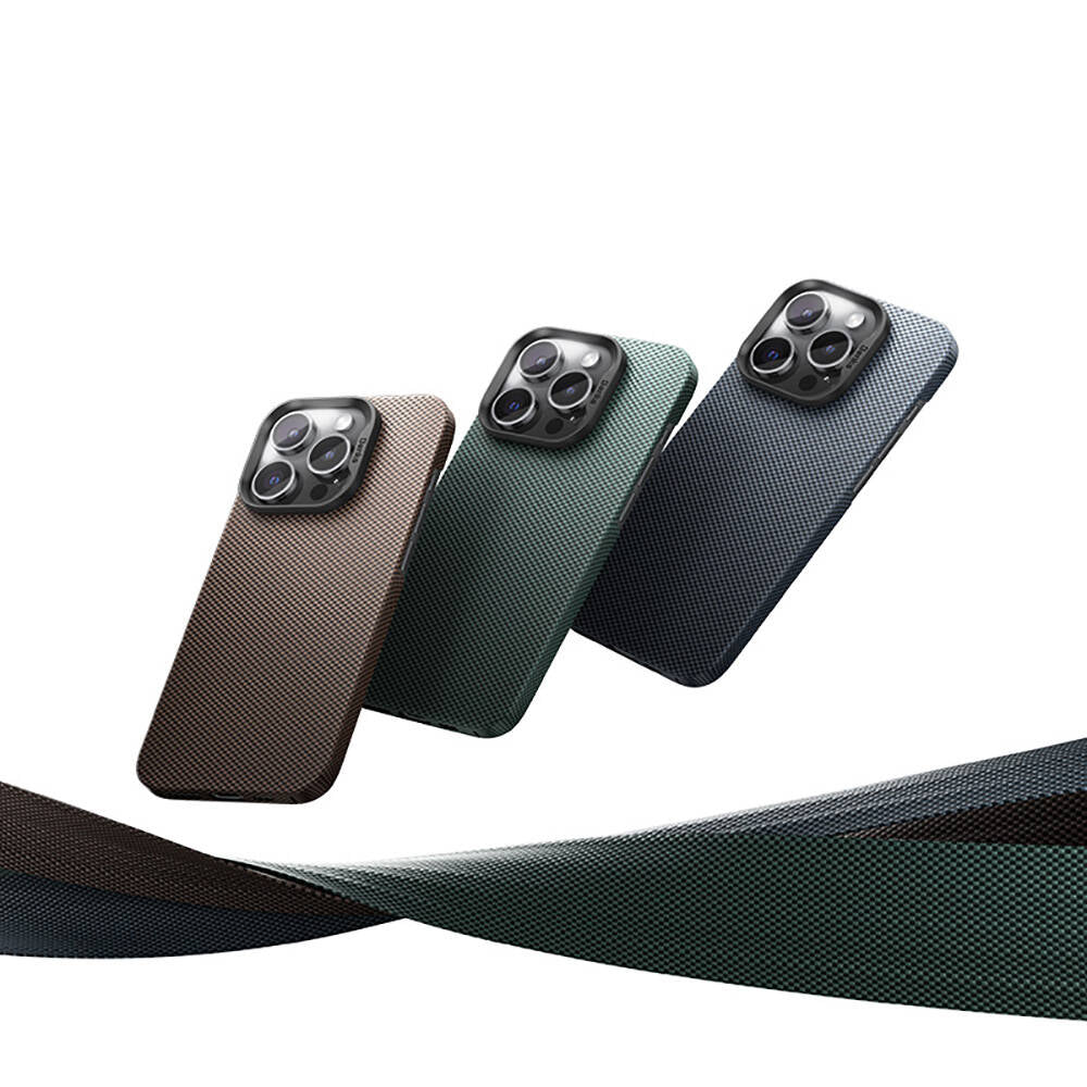 iPhone 16 Kılıf Magsafe Şarj Özellikli Benks ArmorTint Serisi ArmorAir Kevlar Kılıf Gold