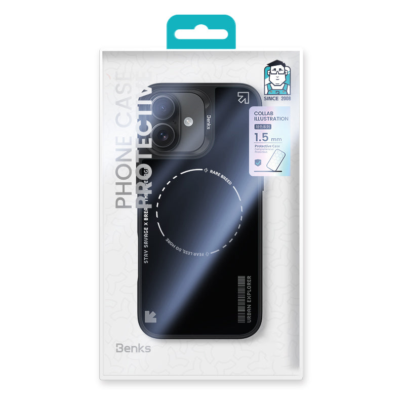 iPhone 16 Kılıf Magsafe Şarj Özellikli Benks Dynamic Basis Kılıf Beyaz