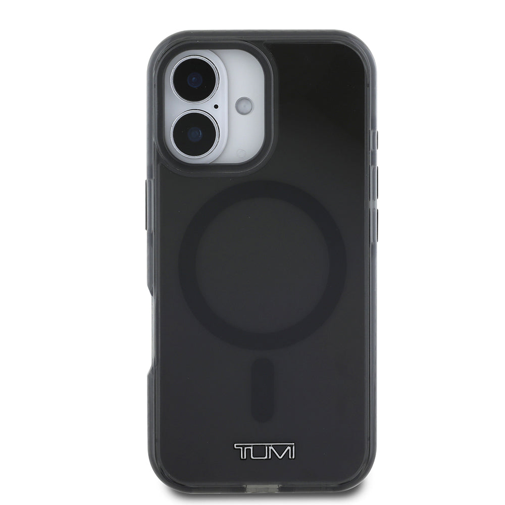 iPhone 16 Kılıf TUMI Orjinal Lisanslı Magsafe Şarj Özellikli Airbagli Transparan Kılıf Haki