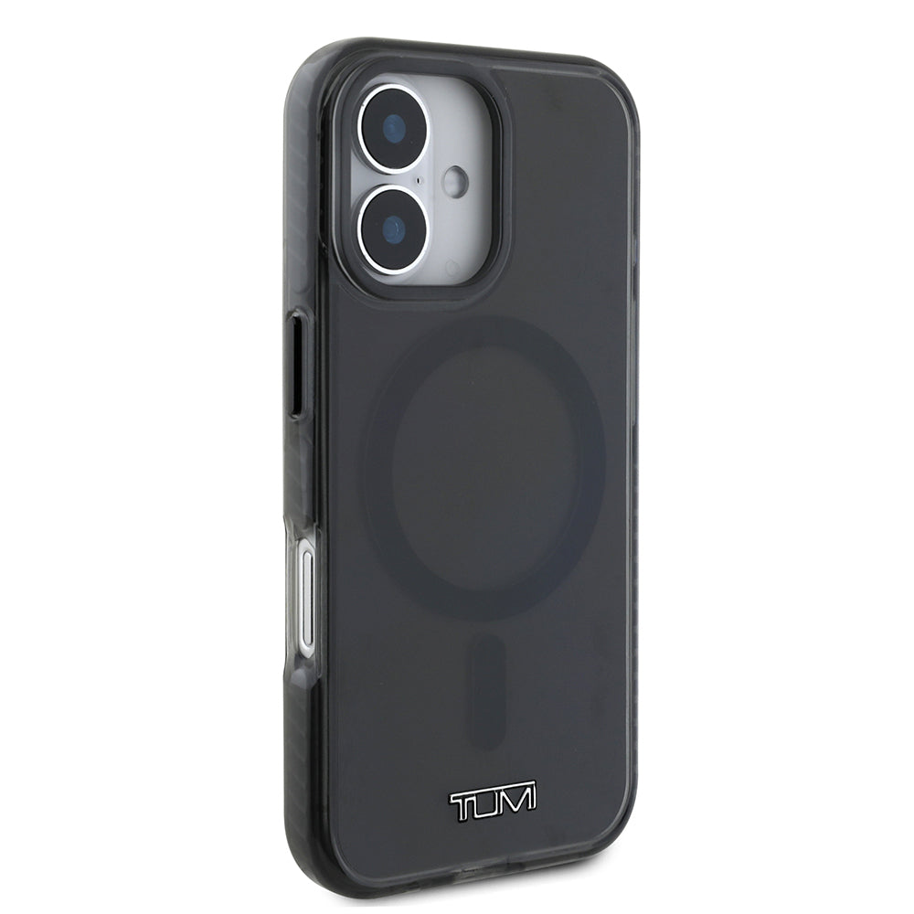 iPhone 16 Kılıf TUMI Orjinal Lisanslı Magsafe Şarj Özellikli Airbagli Transparan Kılıf Haki