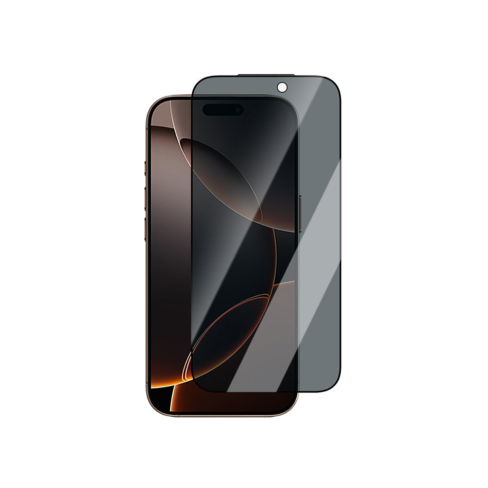 Apple iPhone 16 Plus CaseWorld Applicator Serisi 2.5D Eyesafe Mavi Işık Teknolojili 0.33mm Privacy Temperli Cam Ekran Koruyucu + Uygulama Aparatı
