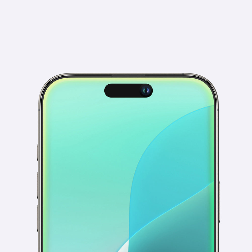 Apple iPhone 16 Pro Amazingthing Radix Mat Parmak İzi Bırakmayan Temperli Cam Ekran Koruyucu Siyah