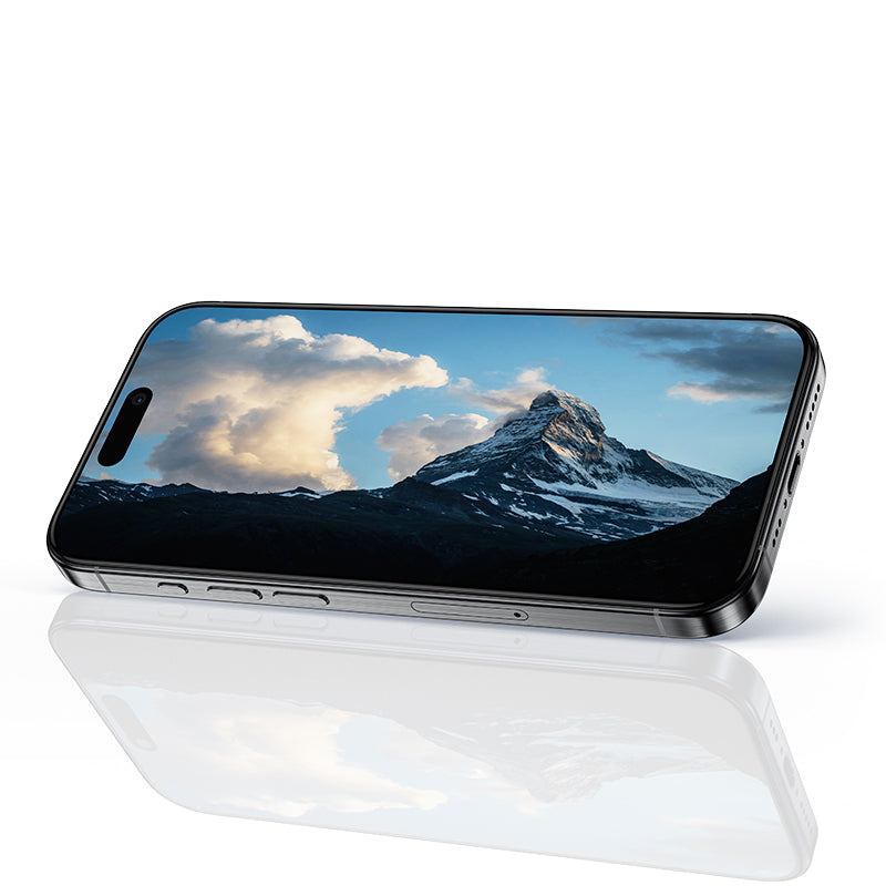 iPhone 16 Pro Benks Ultra İnce Kenarlı Ekran Koruyucu + Kolay Uygulama Aparatlı Siyah