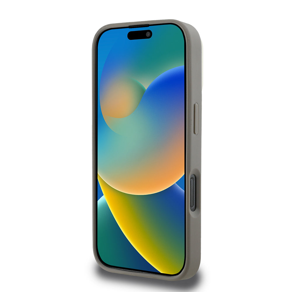 iPhone 16 Pro Kılıf DKNY Orjinal Lisanslı Magsafe Şarj Özellikli 3D Yazılı Checkered Pattern Kılıf Siyah