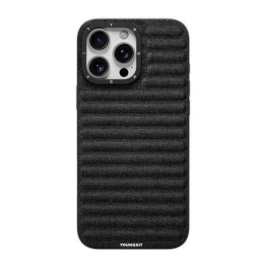 Apple iPhone 16 Pro Kılıf M-safe Şarj Özellikli Youngkit Canvas Serisi Kapak