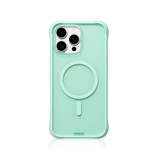 Apple iPhone 16 Pro Kılıf M-safe Şarj Özellikli Youngkit Macaroon Serisi Kapak