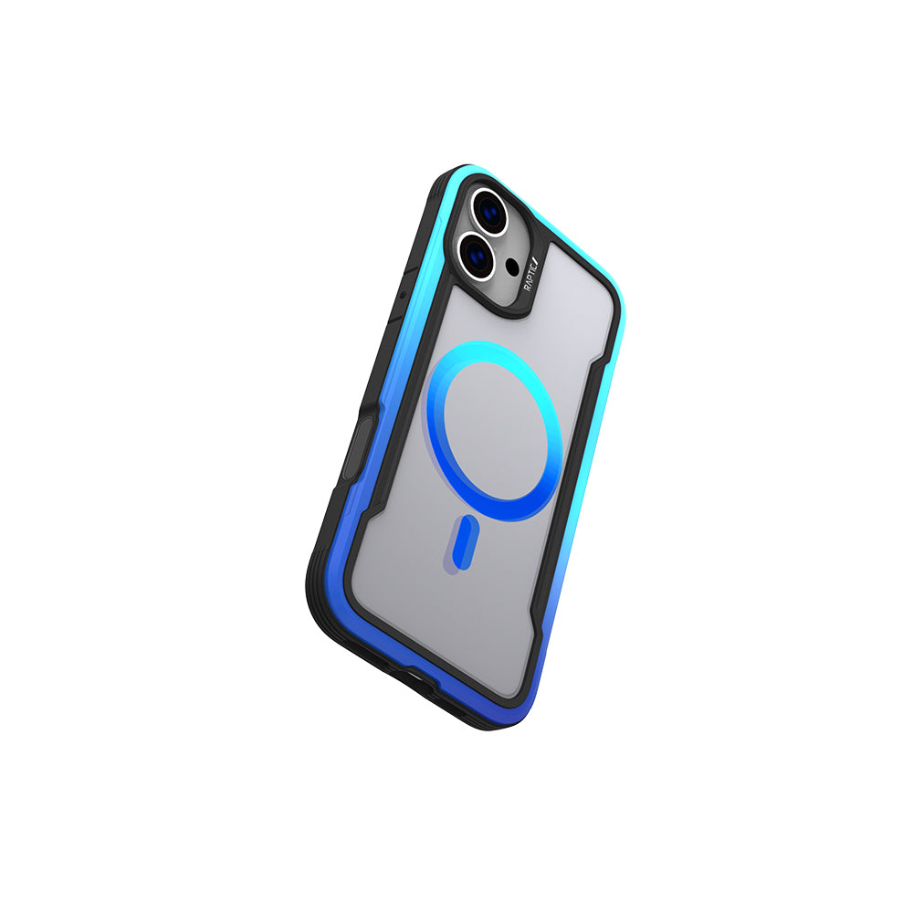 Apple iPhone 16 Pro Kılıf M-safe Şarj Özellikli Airbagli Raptic Shield 2.0 Serisi Şeffaf Arka Yüzey Kapak Siyah