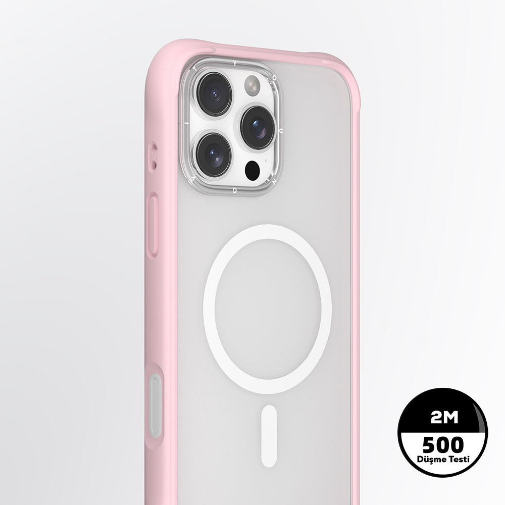 Apple iPhone 16 Pro Kılıf M-safe Şarj Özellikli Airbagli Youngkit Dynamic 2 Serisi Kapak Siyah